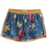 FloraFever Red Flowers Swim Trunks sold by maamgic