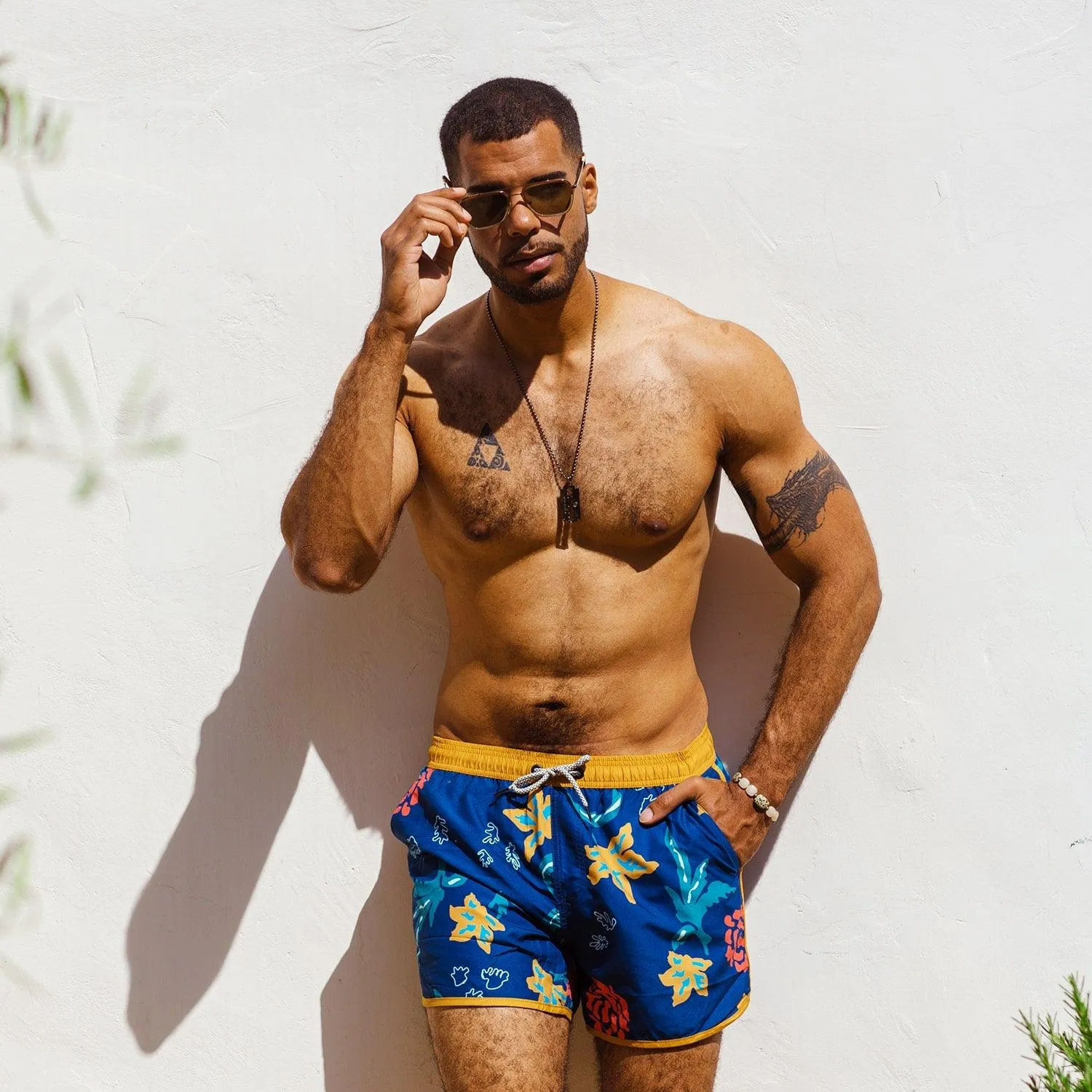 FloraFever Flowers Swim Trunks sold by maamgic product image thumbnail 2