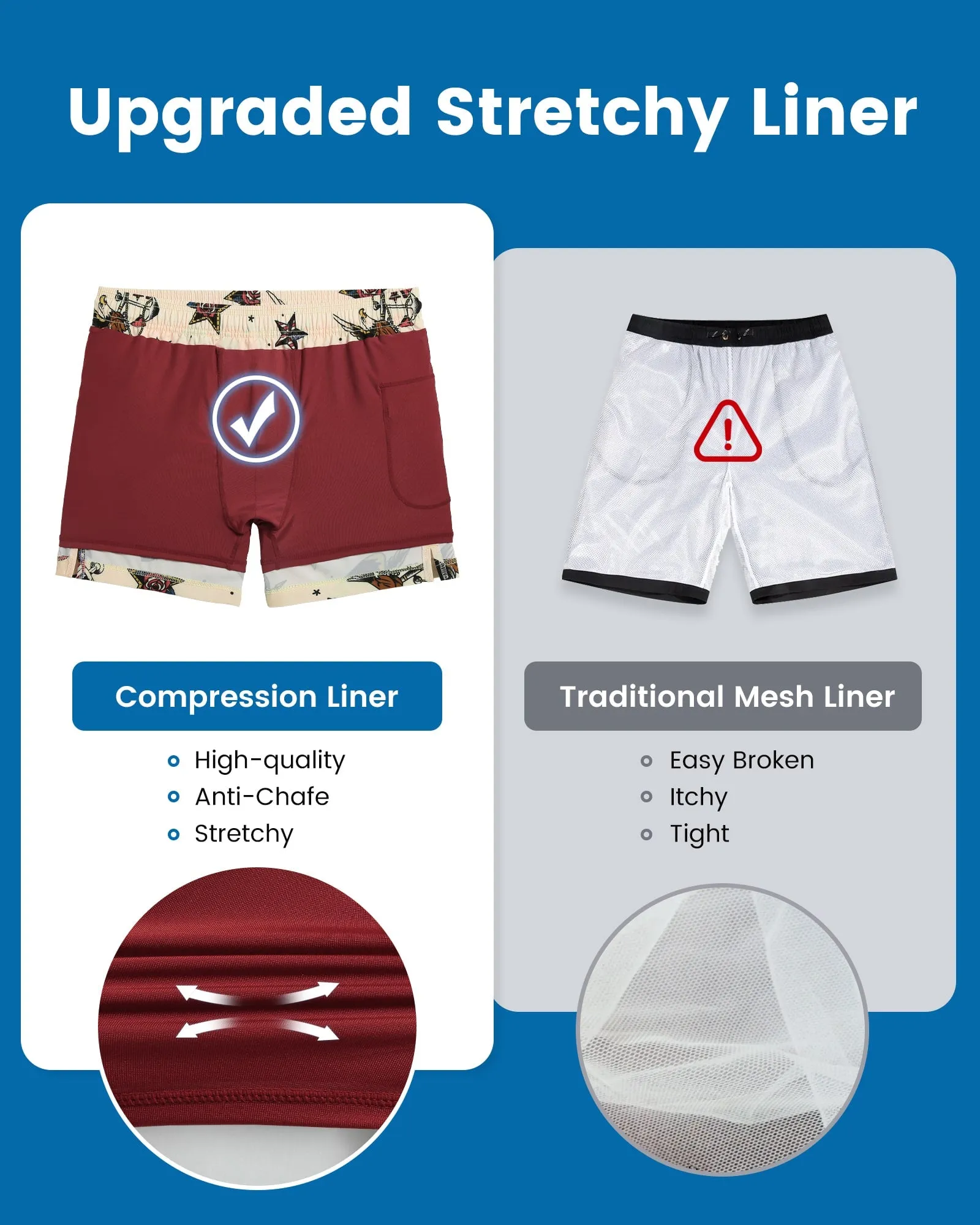 BioBloom Bald Eagle Swim Trunks sold by maamgic product image thumbnail 5