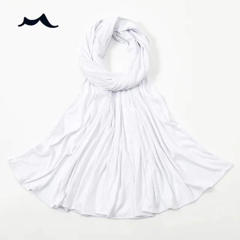 Long Lightweight Soft Scarf Large Shawl Wrap Cotton Blend Scarves sold by maamgic