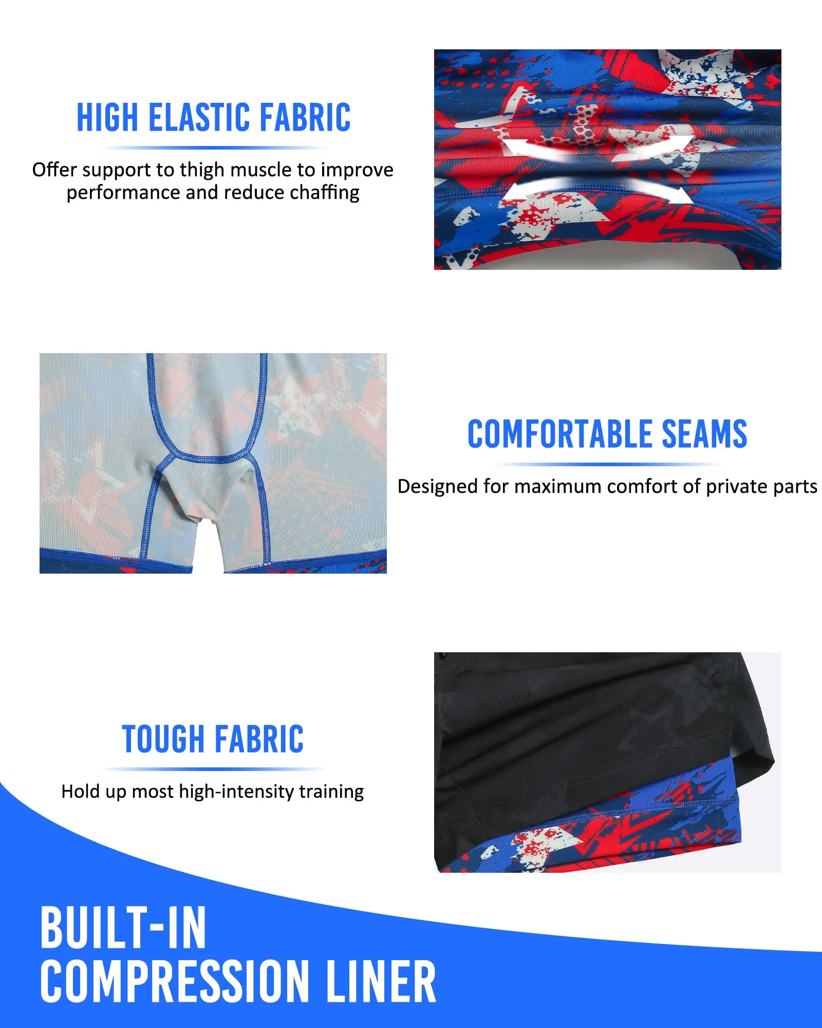 AfricanPulse Short Lined Gym Shorts sold by maamgic product image thumbnail 4