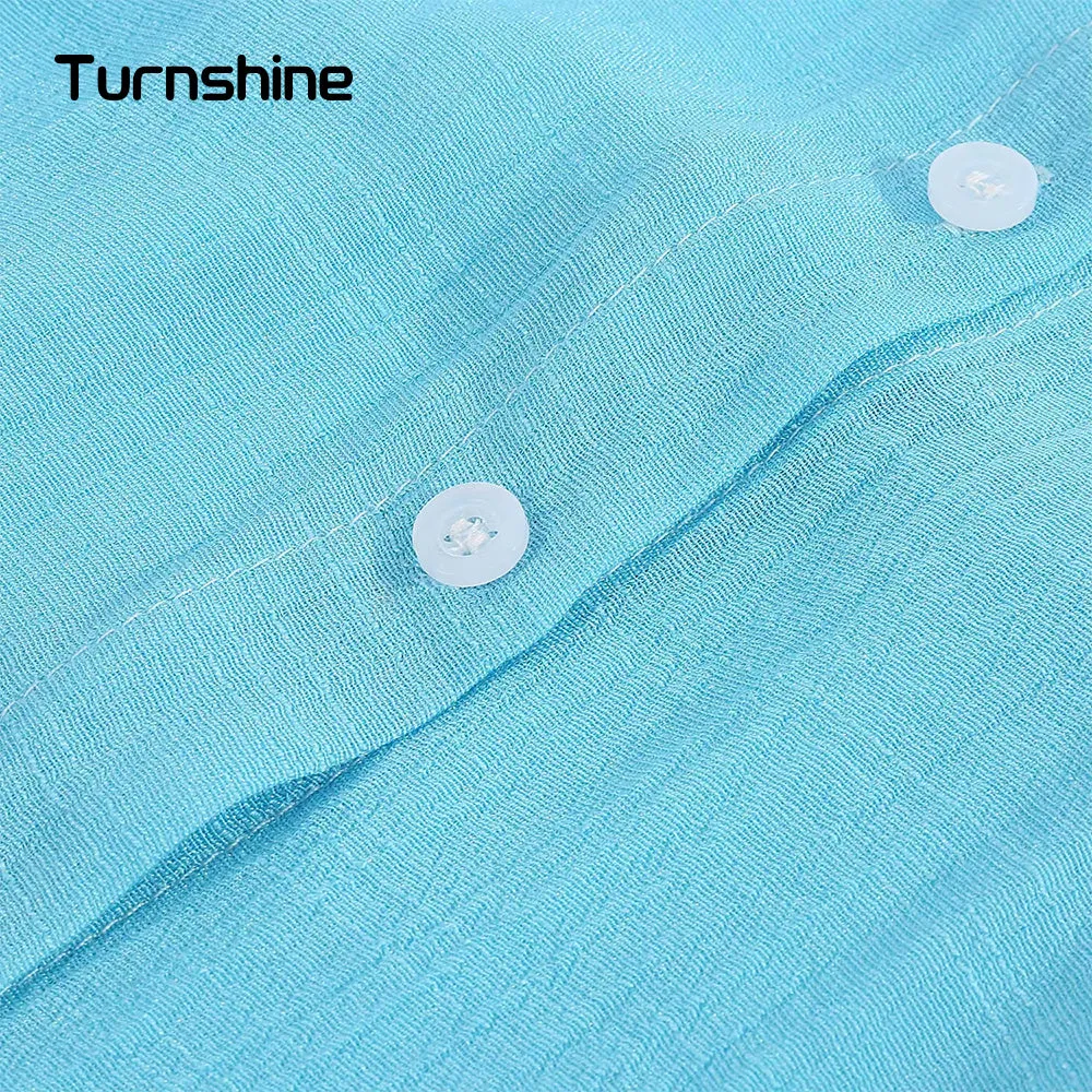 Turnshine Women's New Cotton And Linen Shirt sold by maamgic product image thumbnail 5