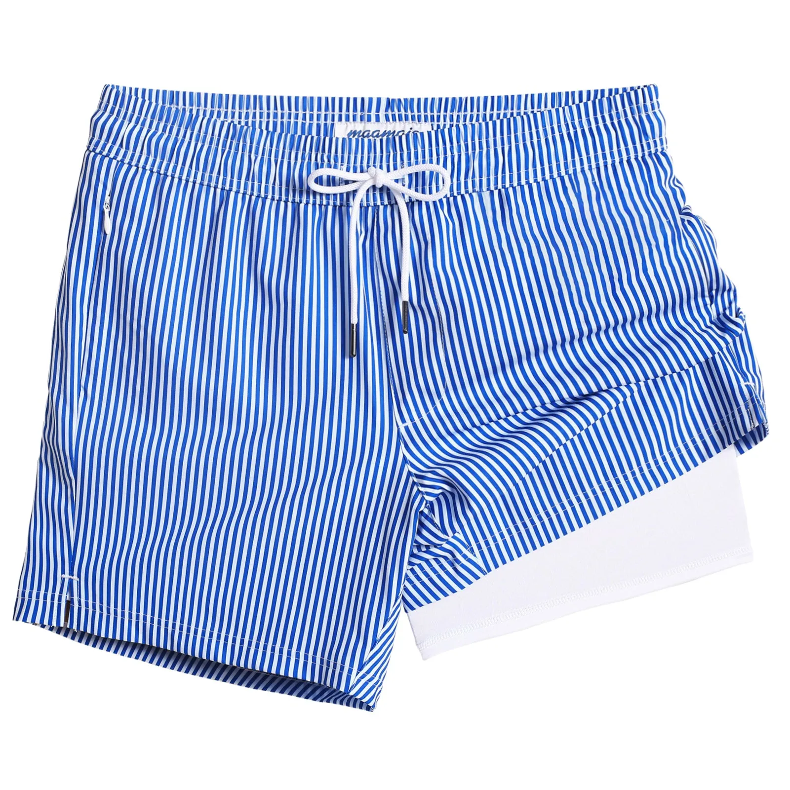 CoastSweet Striped Print Swim Trunks sold by maamgic