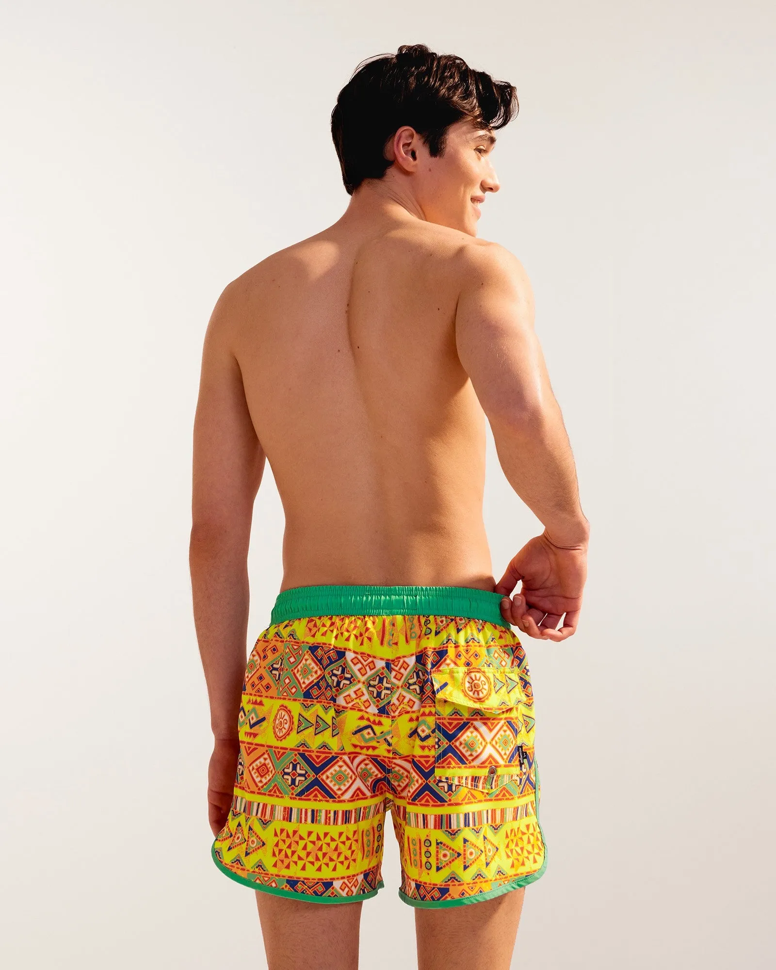 Vintage Tribal Vibes 4.5" Swim Shorts sold by maamgic product image thumbnail 5