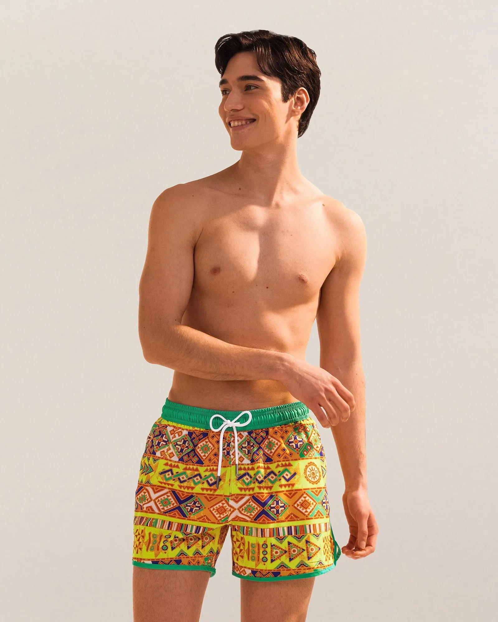 Vintage Tribal Vibes 4.5" Swim Shorts sold by maamgic product image thumbnail 3