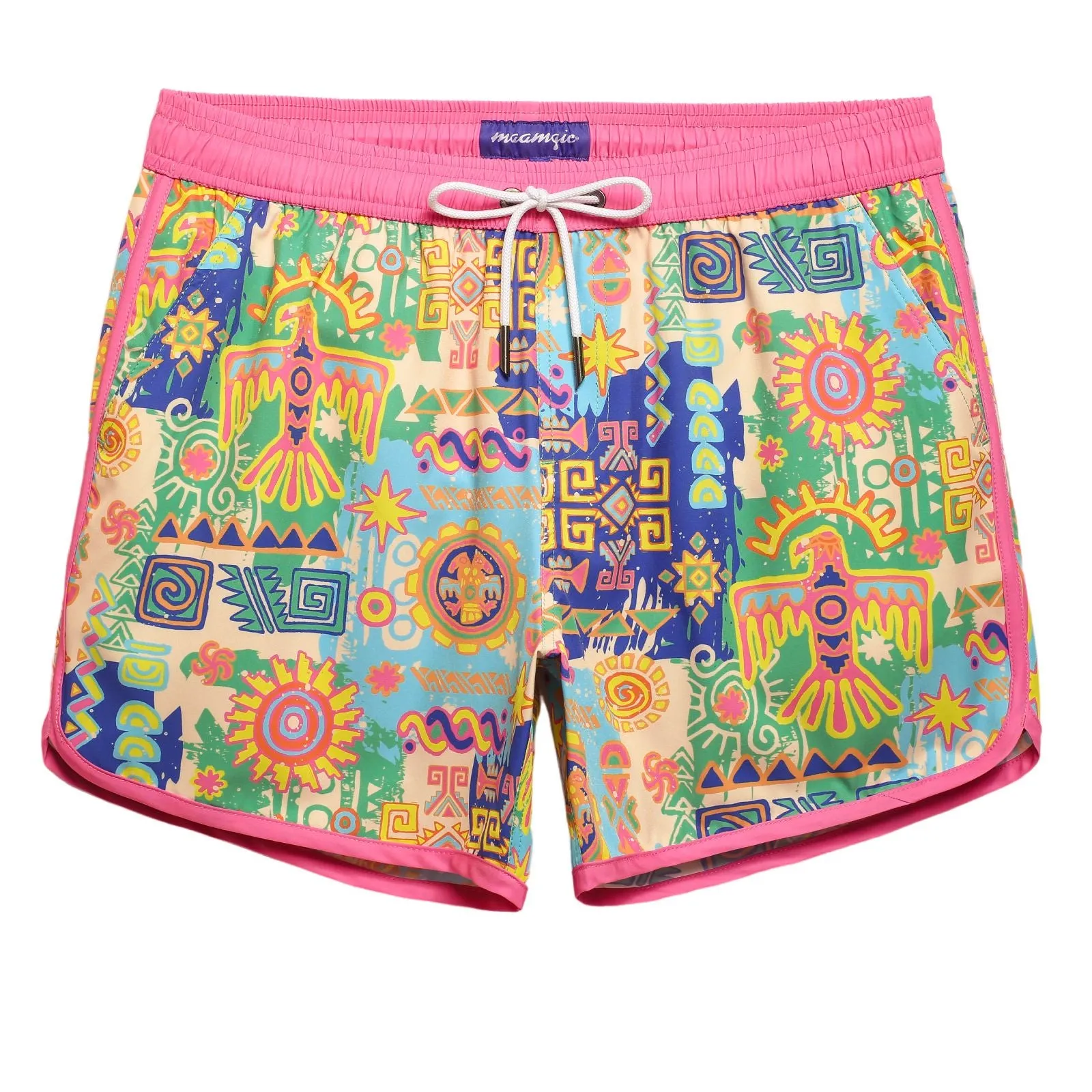 Vintage Stretch Anubis 4.5" Swim Trunks sold by maamgic