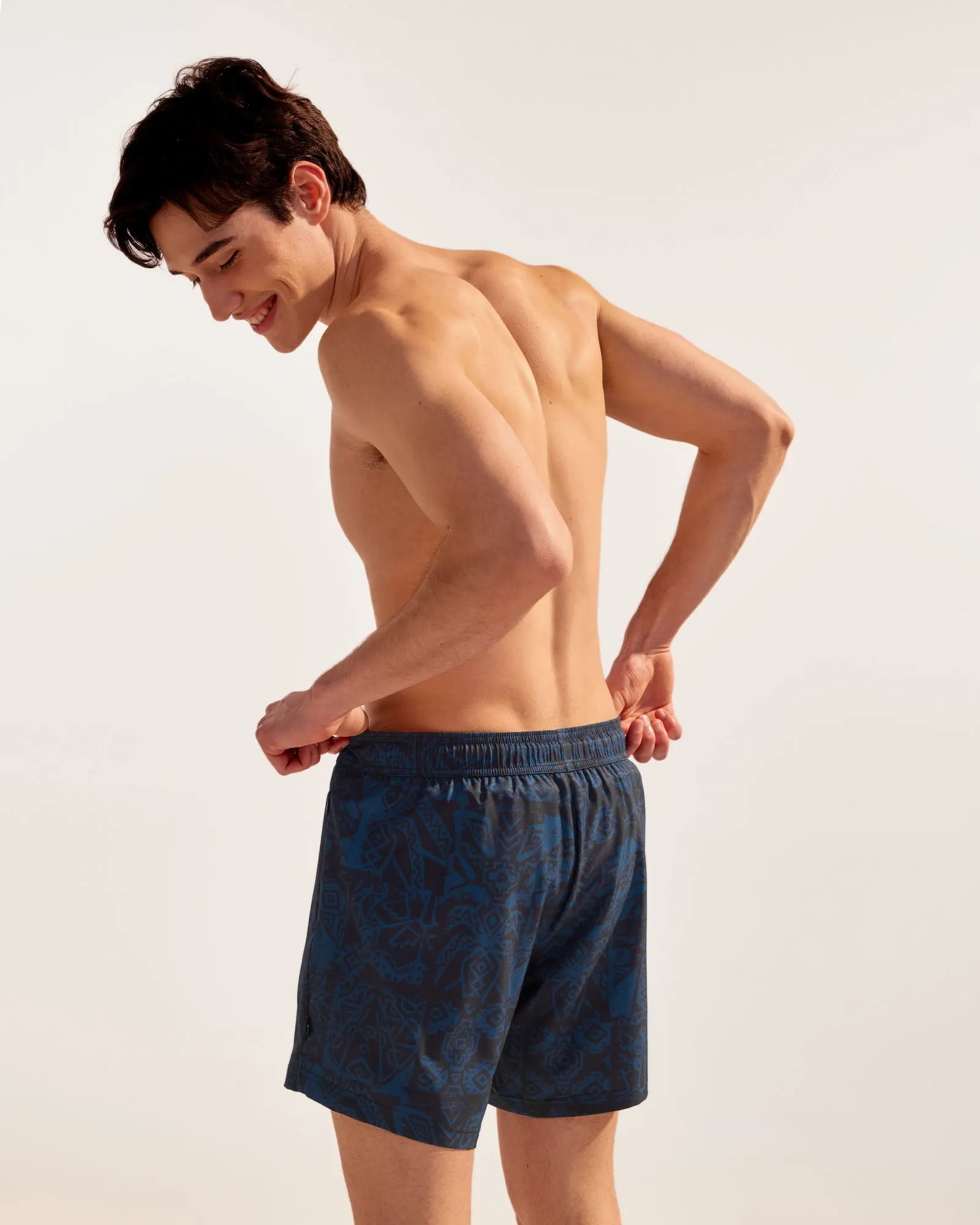 TribalTime Pyramid Geo Swim Trunks sold by maamgic product image thumbnail 5