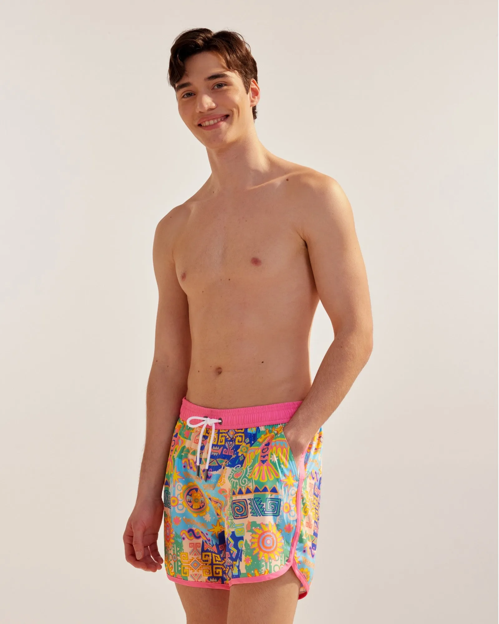 MayanEra Sun Bird Swim Trunks sold by maamgic product image thumbnail 3