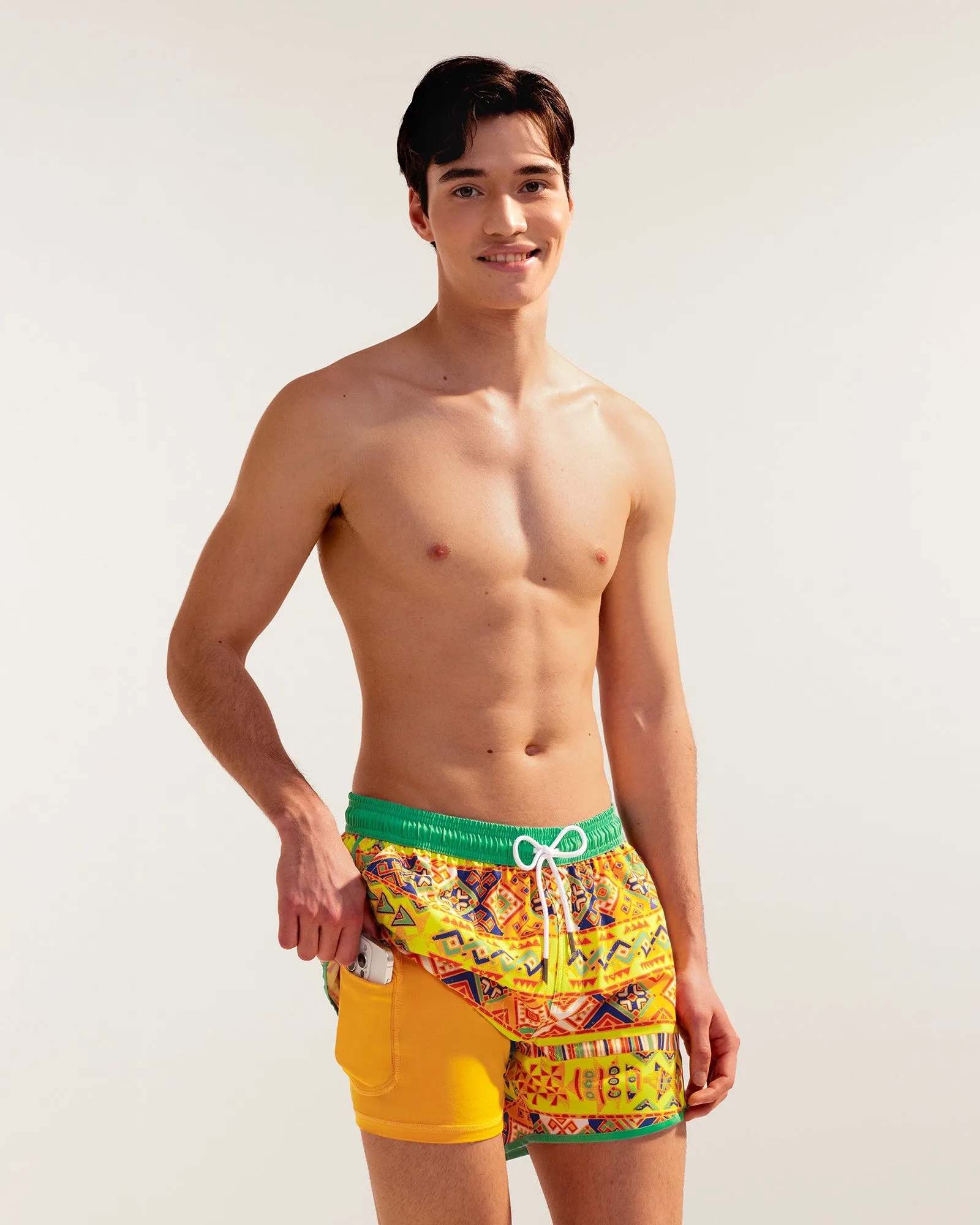 HeritageTide Tribal Vibes Swim Trunks sold by maamgic product image thumbnail 2