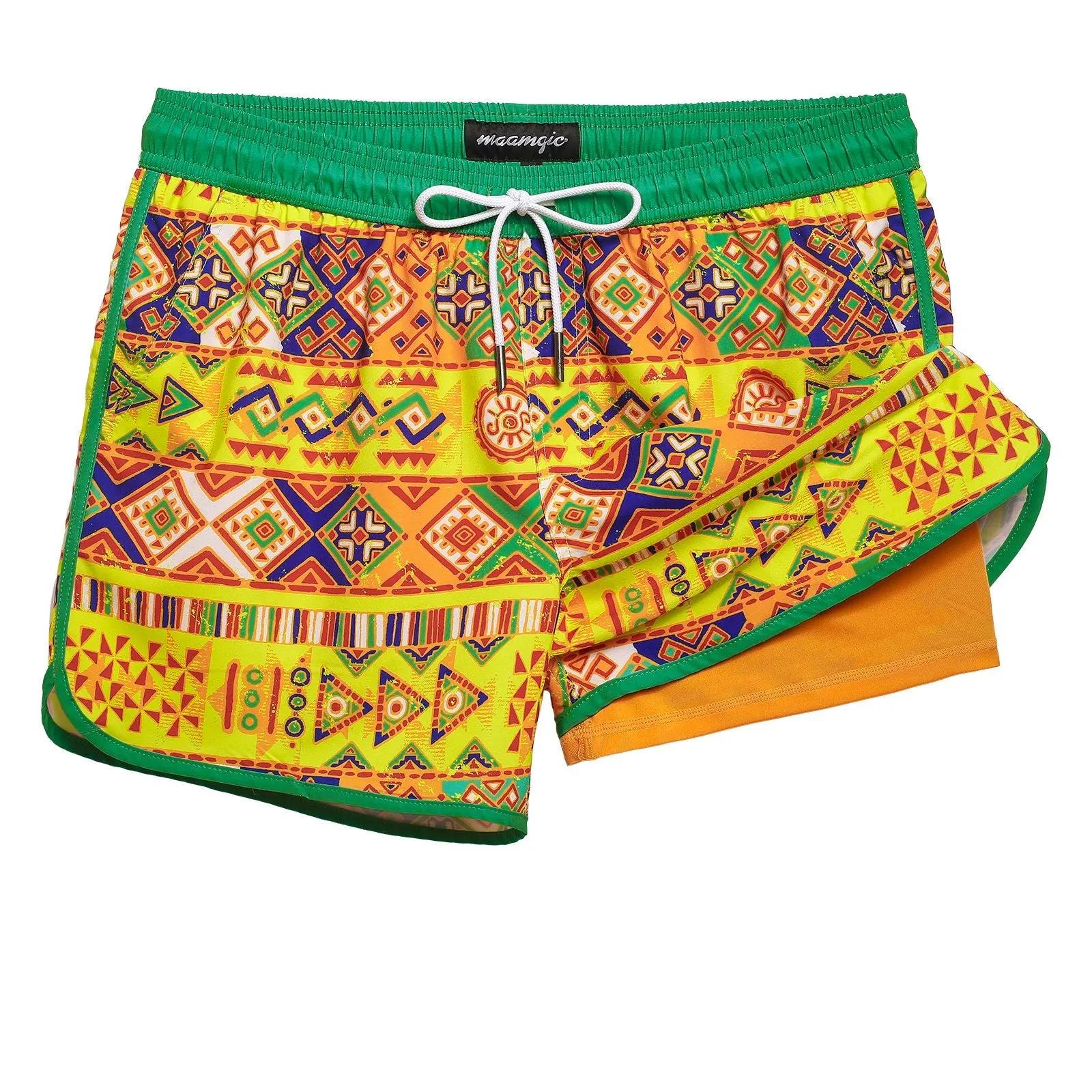 HeritageTide Tribal Vibes Swim Trunks sold by maamgic