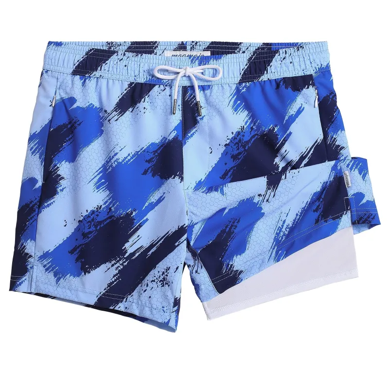 PaintyColor Sea Water Swim Trunks sold by maamgic