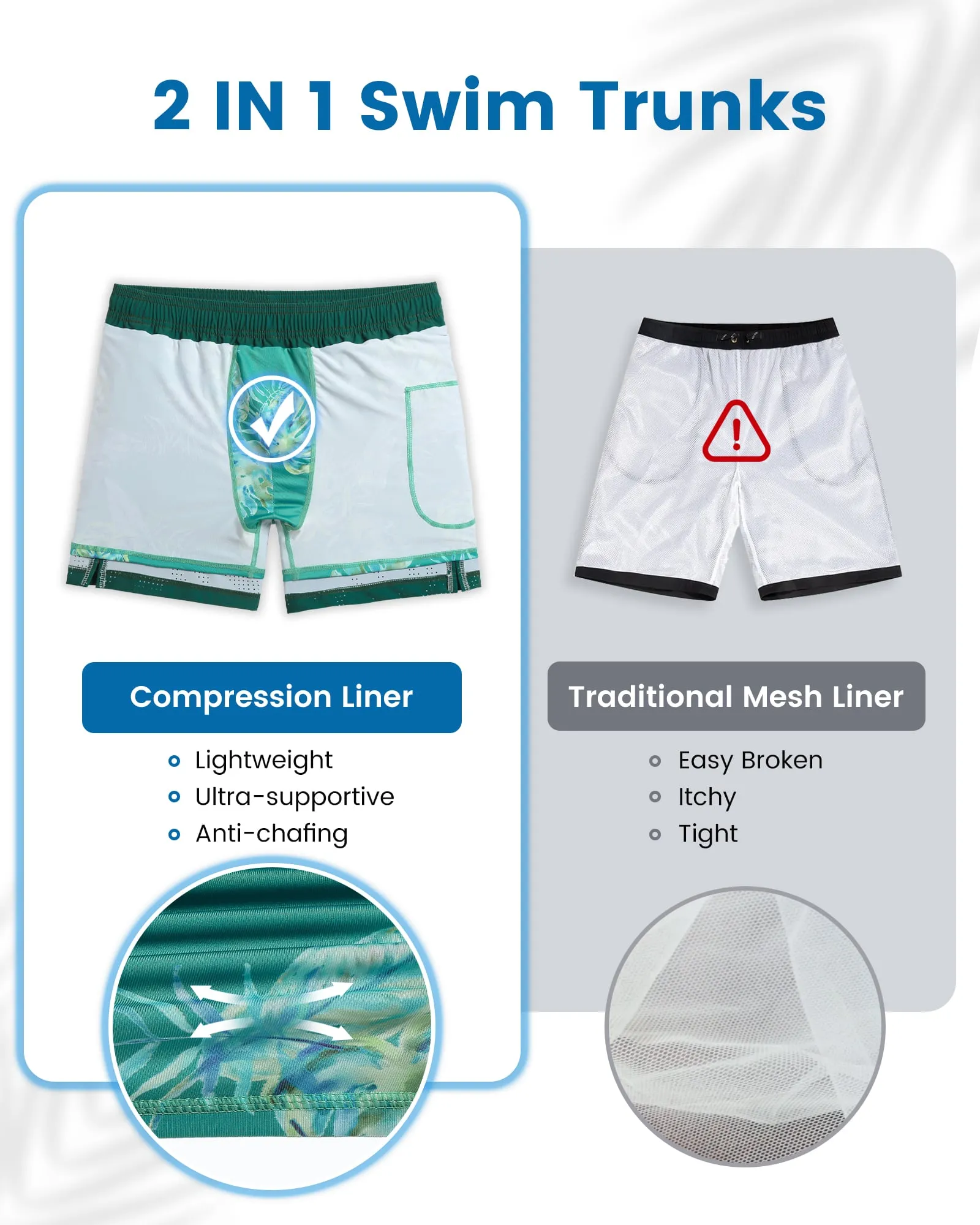 EasyBreath Mhispering Bichrome Swim Trunks sold by maamgic product image thumbnail 3