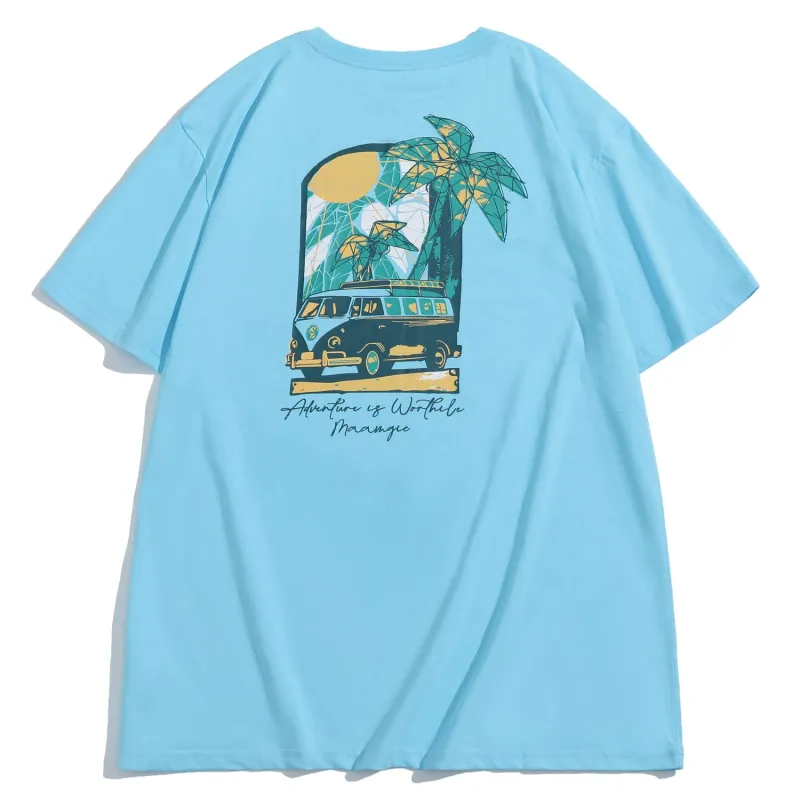 AlohaVibe Breathable Summer Travel T-Shirt sold by maamgic