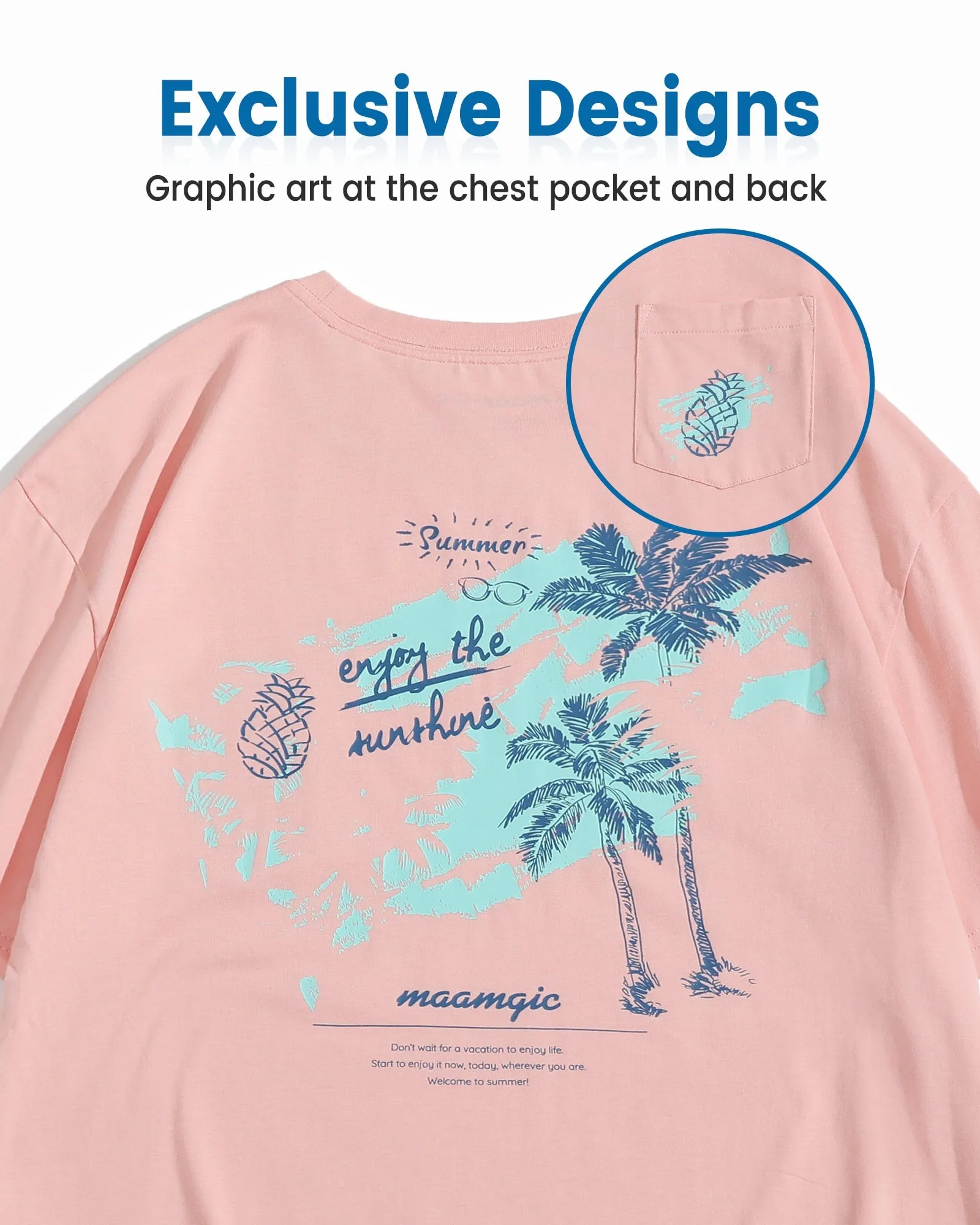 AlohaVibe Breathable Coconut T-Shirt sold by maamgic product image thumbnail 5
