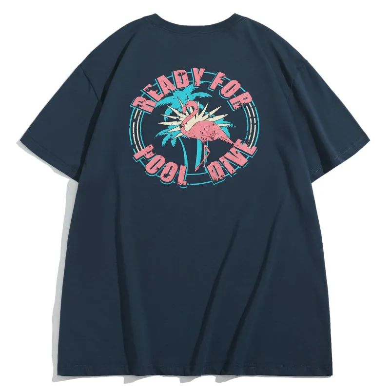 AlohaVibe Breathable Flamingo T-Shirt sold by maamgic
