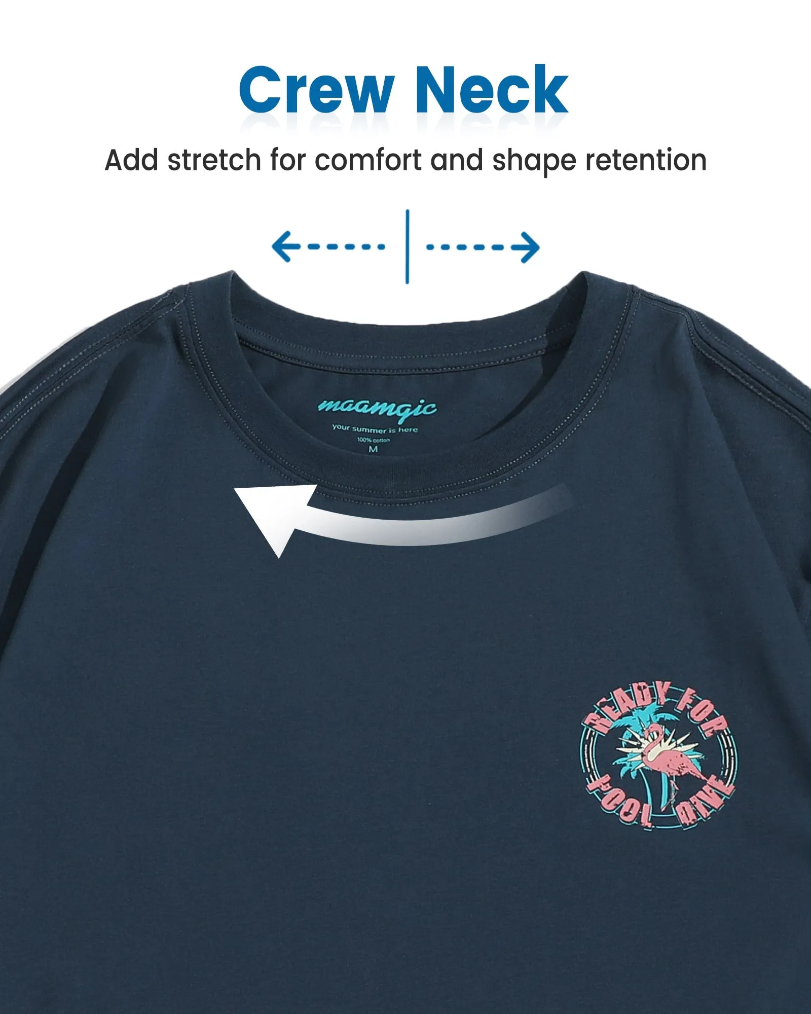 AlohaVibe Breathable Flamingo T-Shirt sold by maamgic product image thumbnail 3