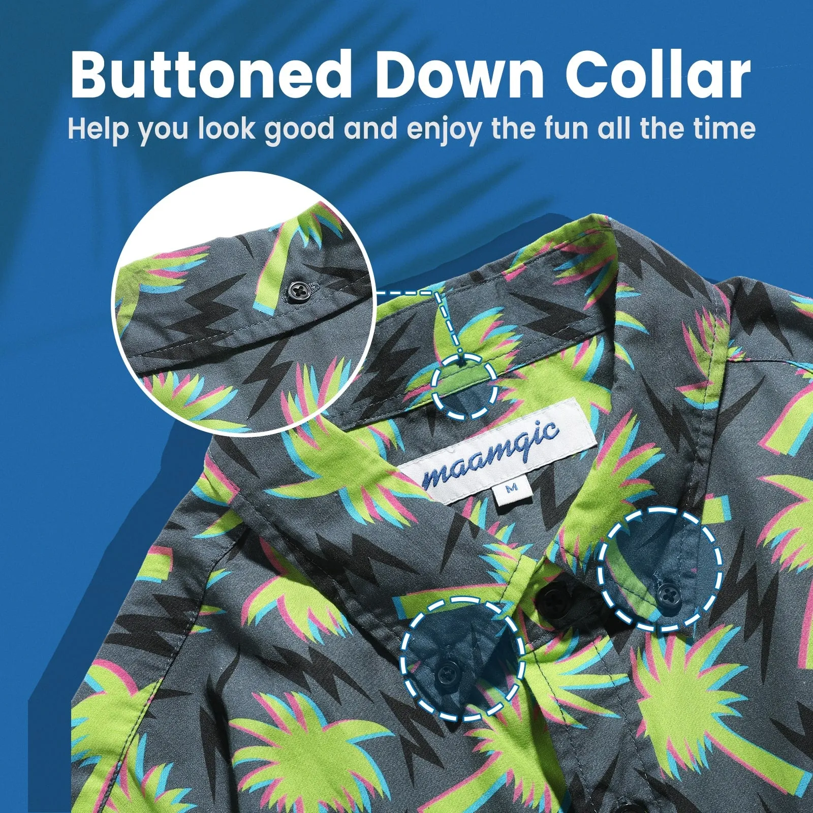 HawaiDay Coconut Tree Short Sleeve Shirts sold by maamgic product image thumbnail 3