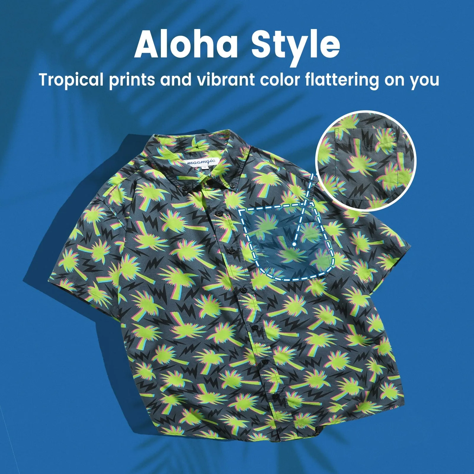 HawaiDay Coconut Tree Short Sleeve Shirts sold by maamgic product image thumbnail 2