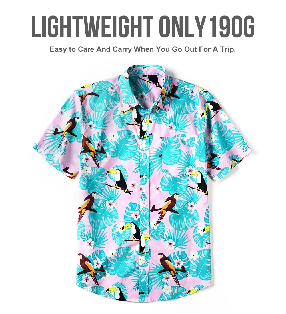 HawaiDay Birds Short Sleeve Shirts sold by maamgic product image thumbnail 3