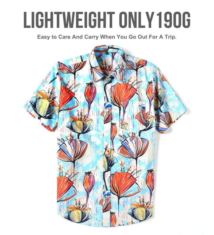 HawaiDay Floral Short Sleeve Shirts sold by maamgic