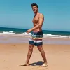 Lined Fresh Striped Swim Trunks sold by maamgic
