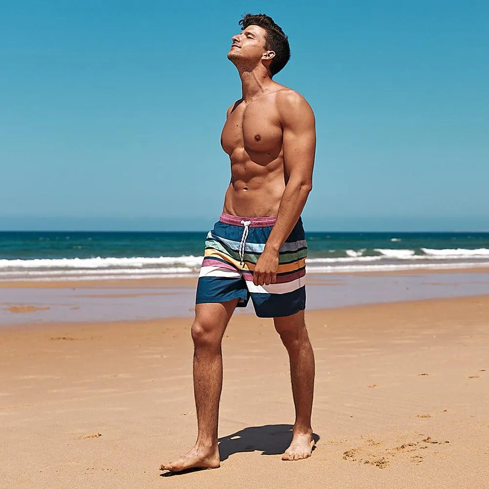 Lined Fresh Striped Swim Trunks sold by maamgic product image thumbnail 3
