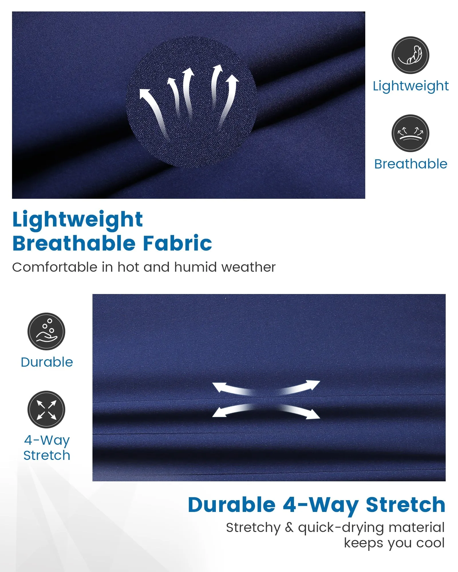 FitFusion Amphibious Gym Swim Shorts sold by maamgic product image thumbnail 4