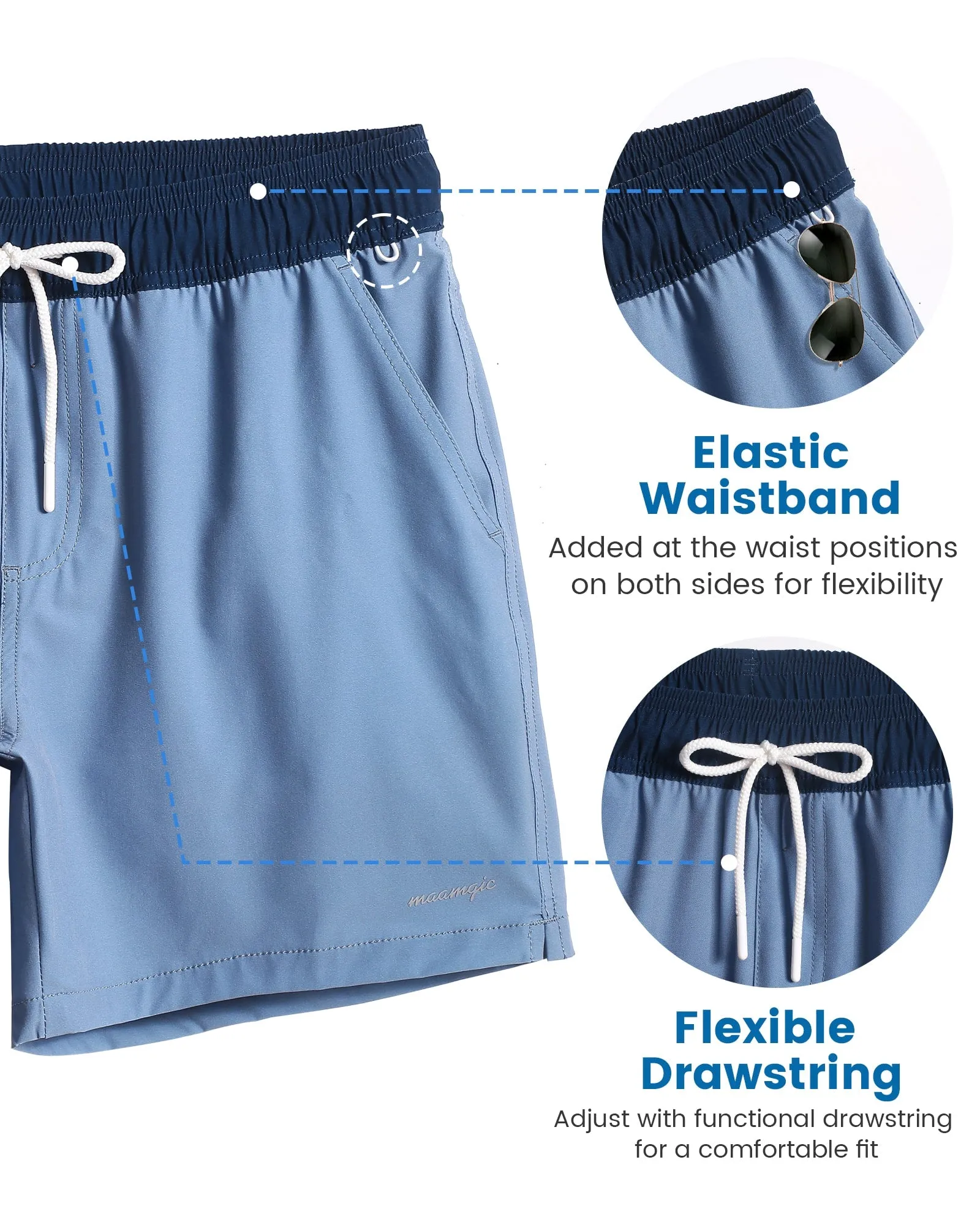 FitFusion Amphibious Gym Swim Shorts sold by maamgic product image thumbnail 5