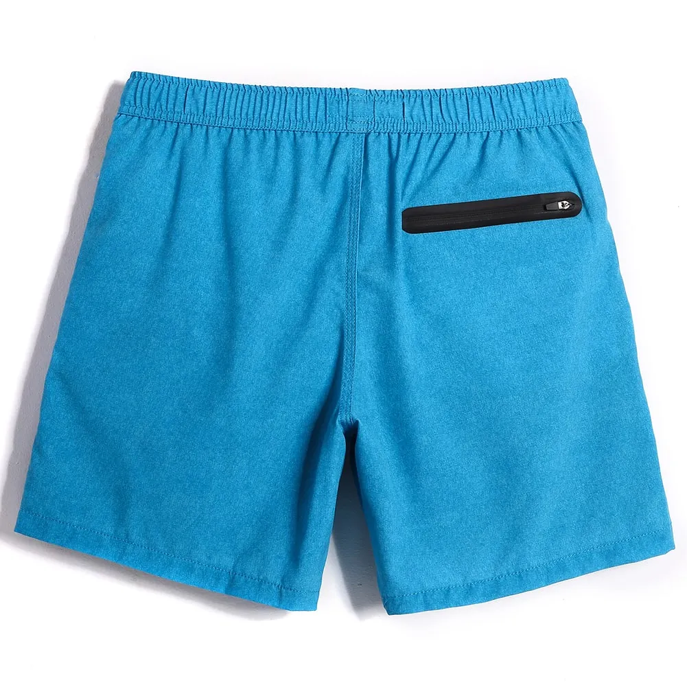 PurePalette Solid Color Stretch Swim Trunks sold by maamgic product image thumbnail 2