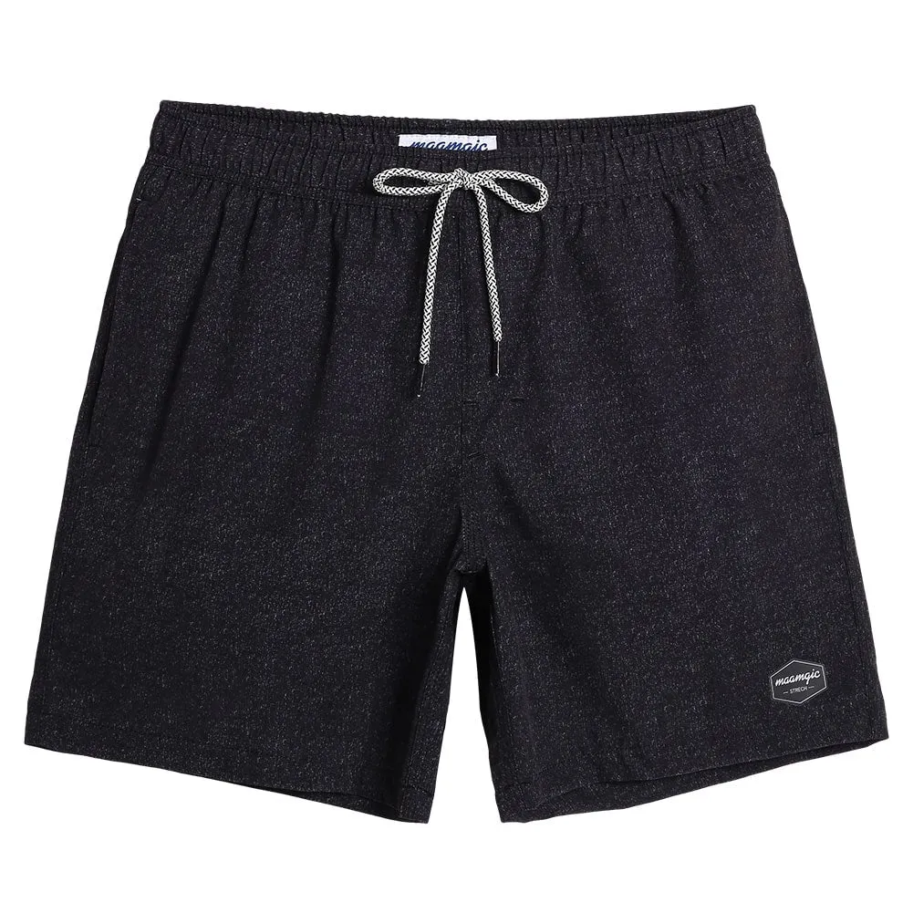 PurePalette Solid Color Stretch Swim Trunks sold by maamgic