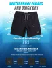 PurePalette Solid Color Stretch Swim Trunks sold by maamgic