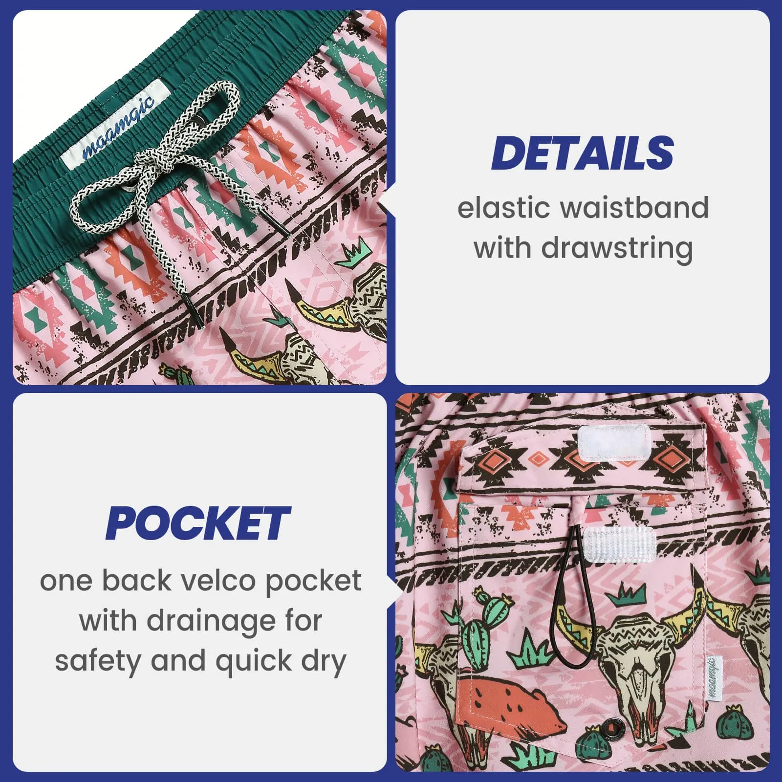 MayanEra Desert Gobi Swim Trunks sold by maamgic product image thumbnail 2