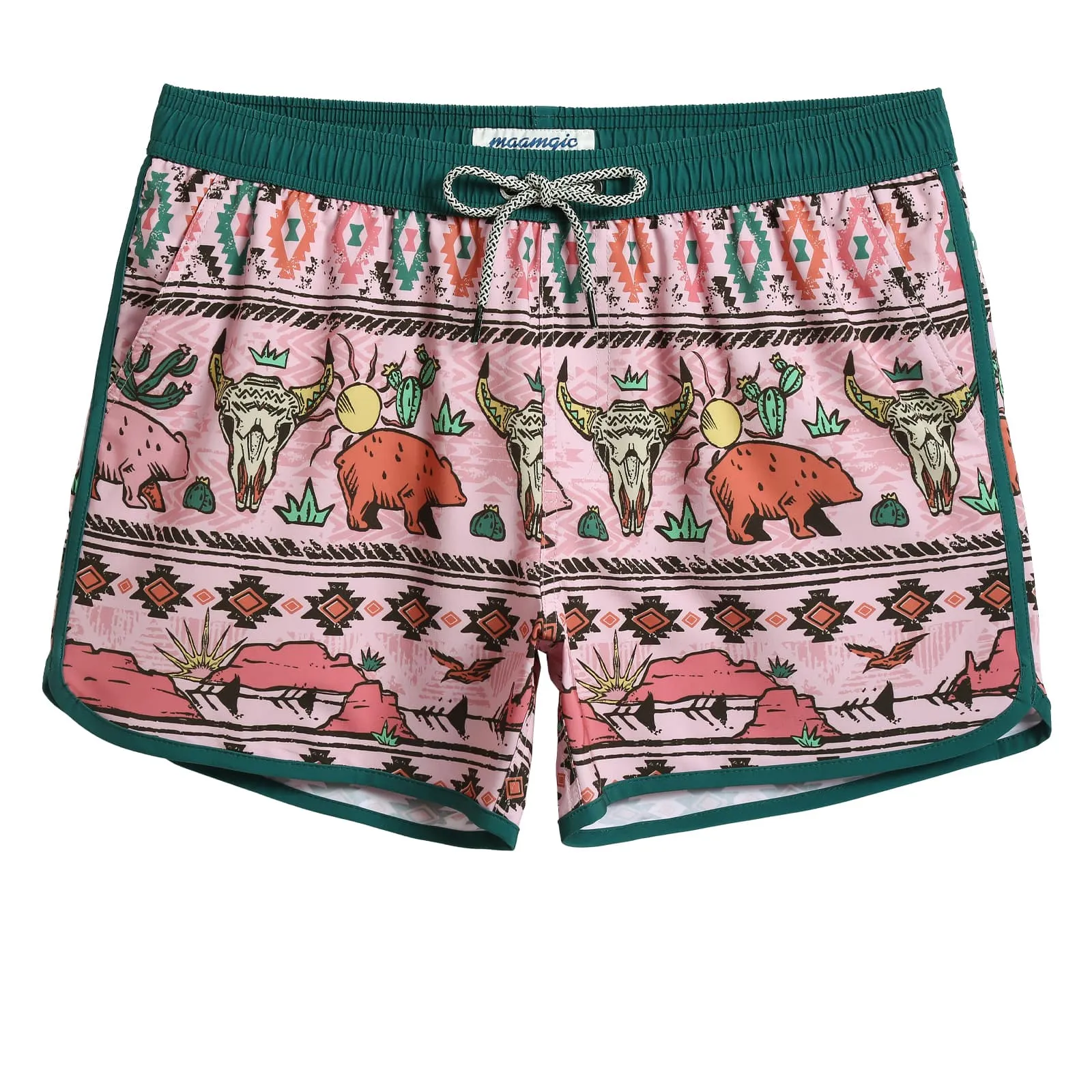 MayanEra Desert Gobi Swim Trunks sold by maamgic