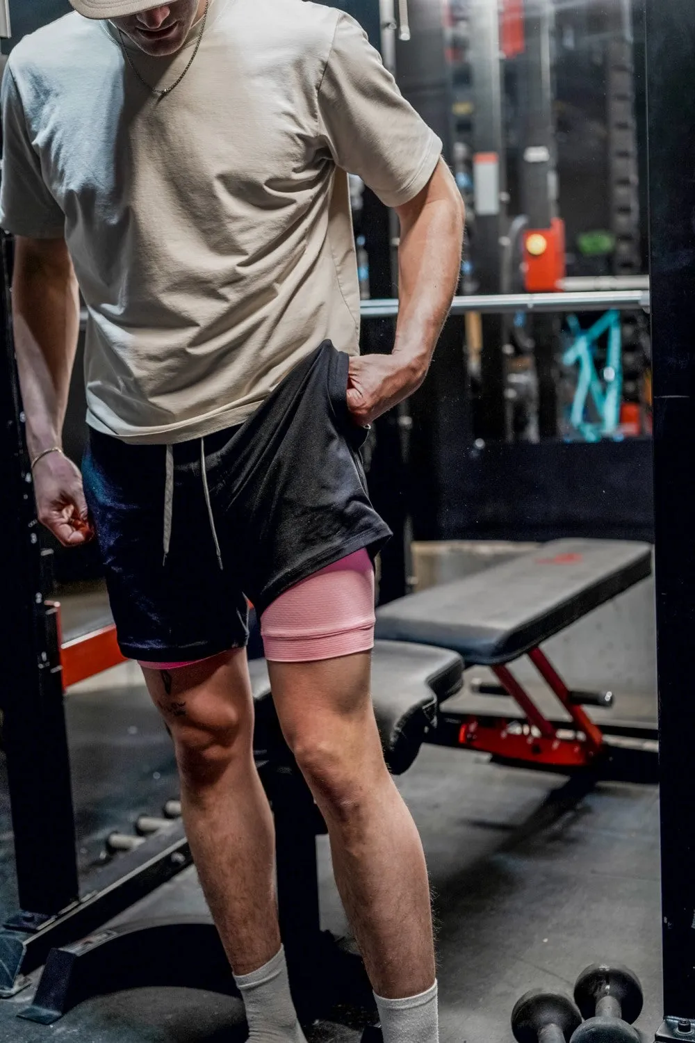 DuoTone Midnight Ash Gym Shorts sold by maamgic product image thumbnail 4