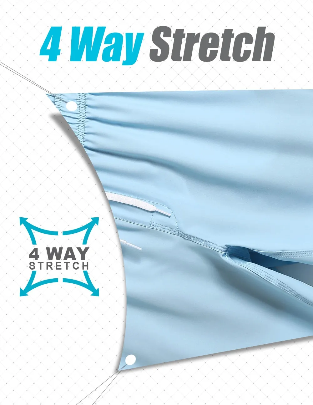 PurePalette Solid Color Stretch Swim Trunks sold by maamgic product image thumbnail 2