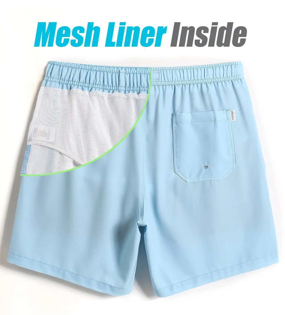 PurePalette Solid Color Stretch Swim Trunks sold by maamgic product image thumbnail 3