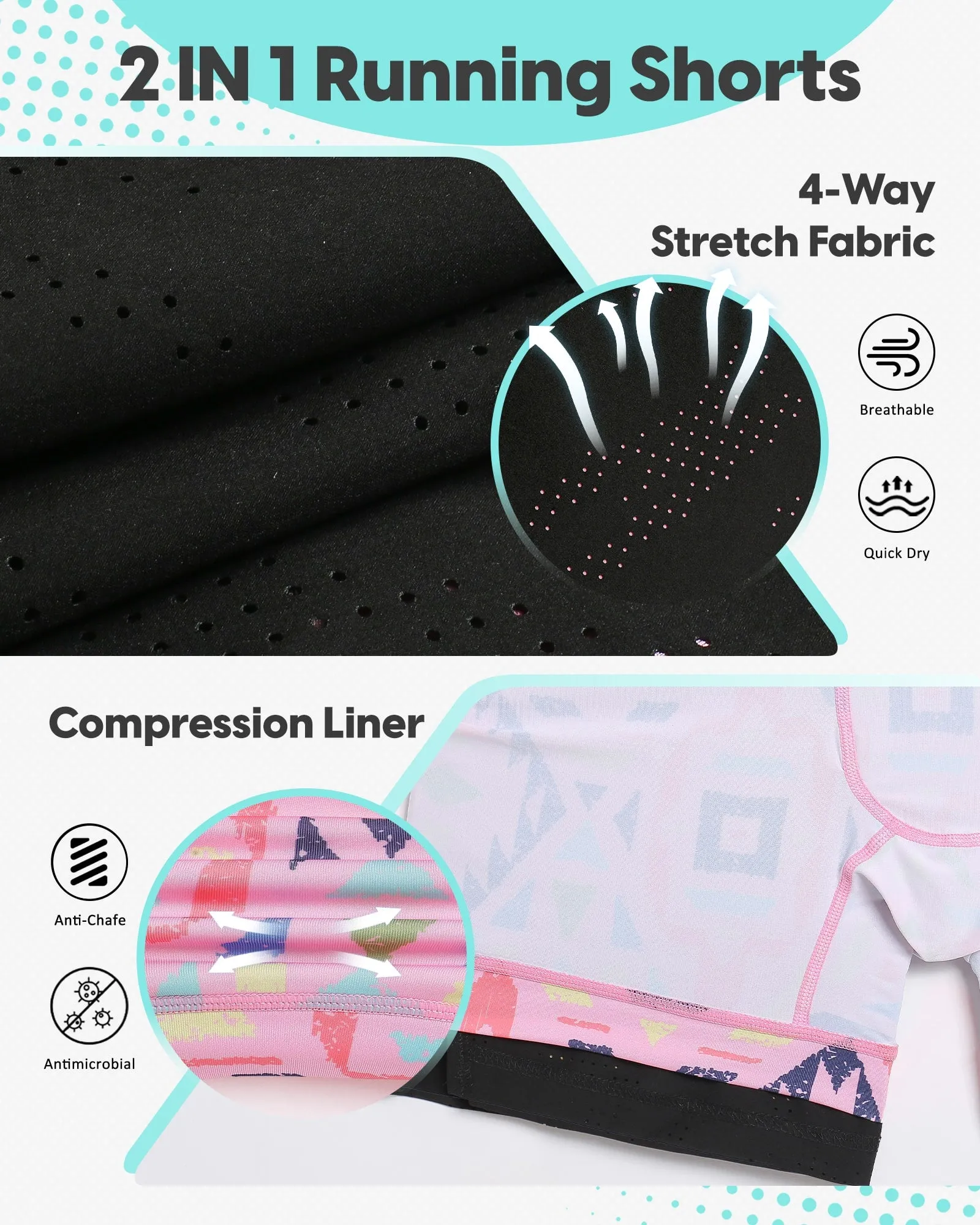 Twina Urban Pulse Camo Gym Shorts sold by maamgic product image thumbnail 2