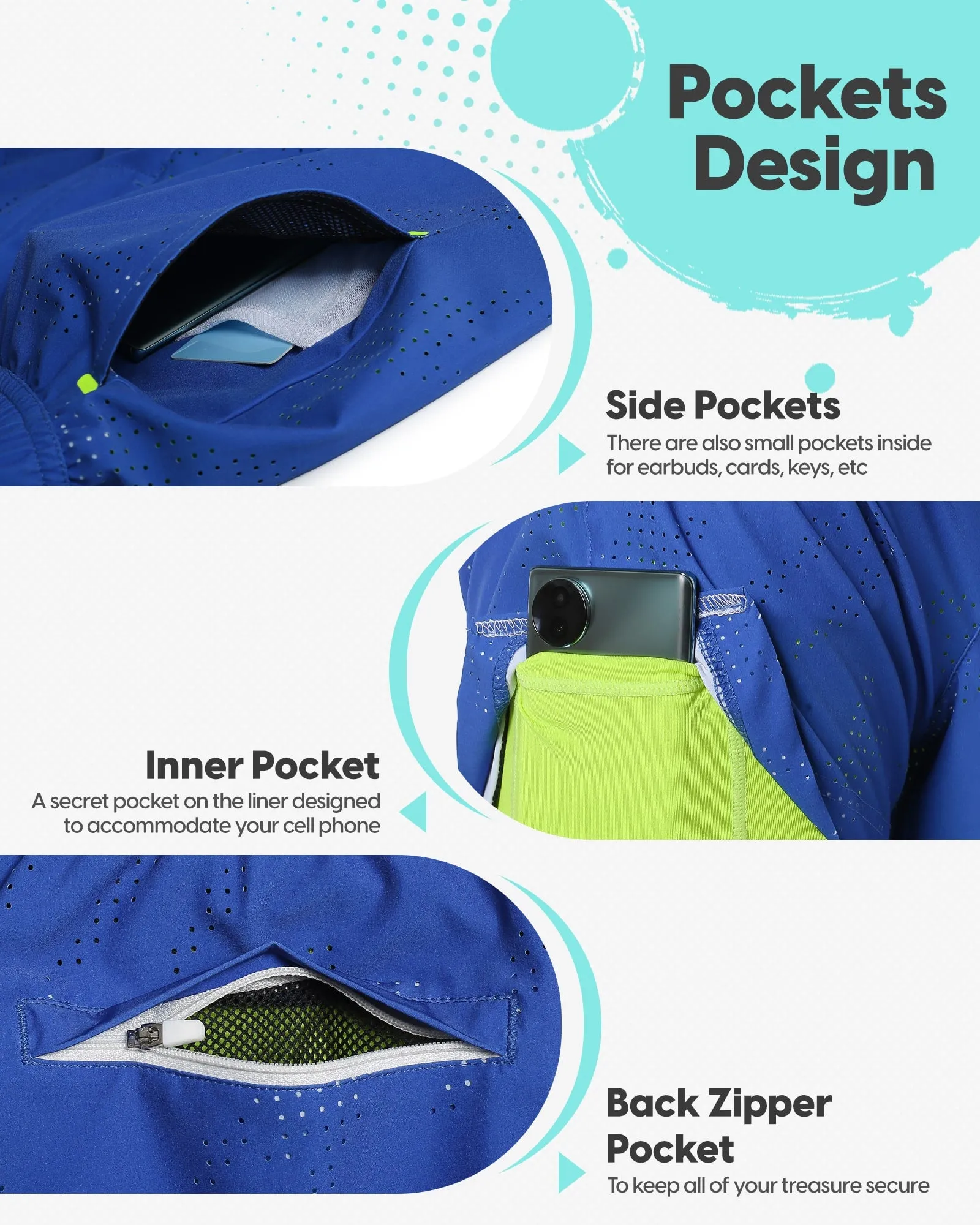 Bivie Desert Dash Breathable Gym Shorts sold by maamgic product image thumbnail 4