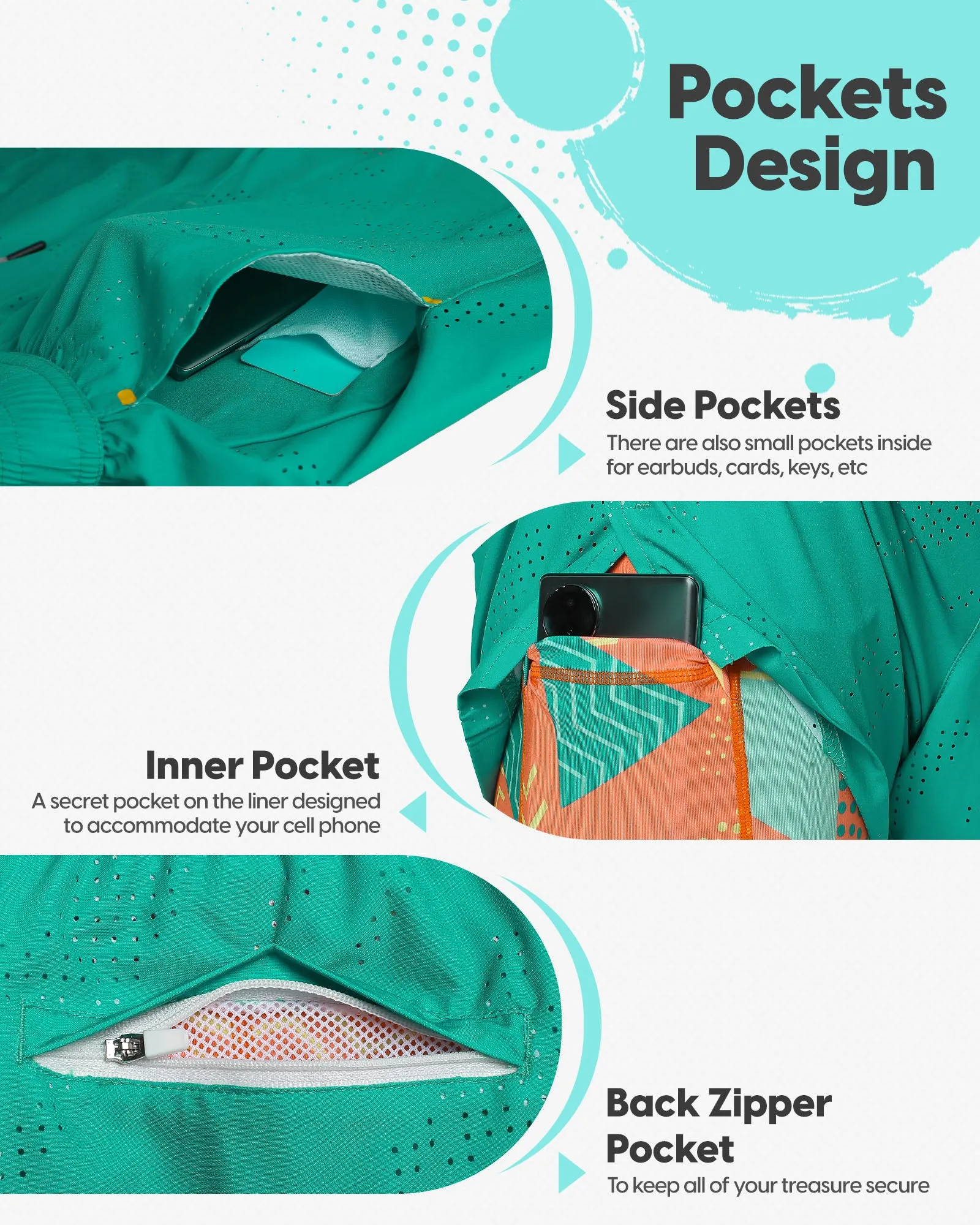 Twina Trailblaze Terra Gym Shorts sold by maamgic product image thumbnail 4