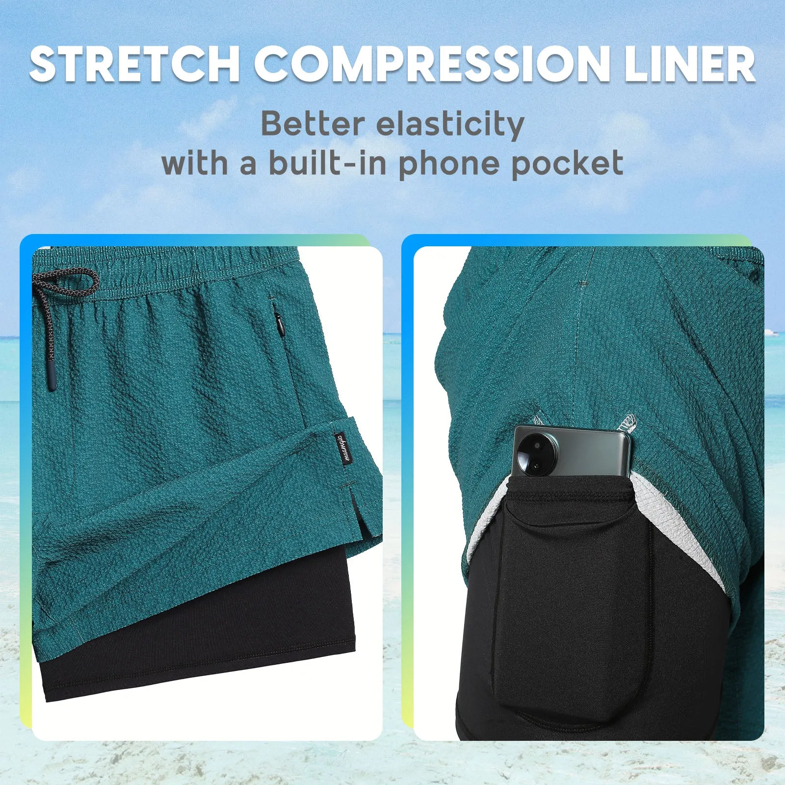 Bivert Liner Solid Swim Shorts sold by maamgic product image thumbnail 5