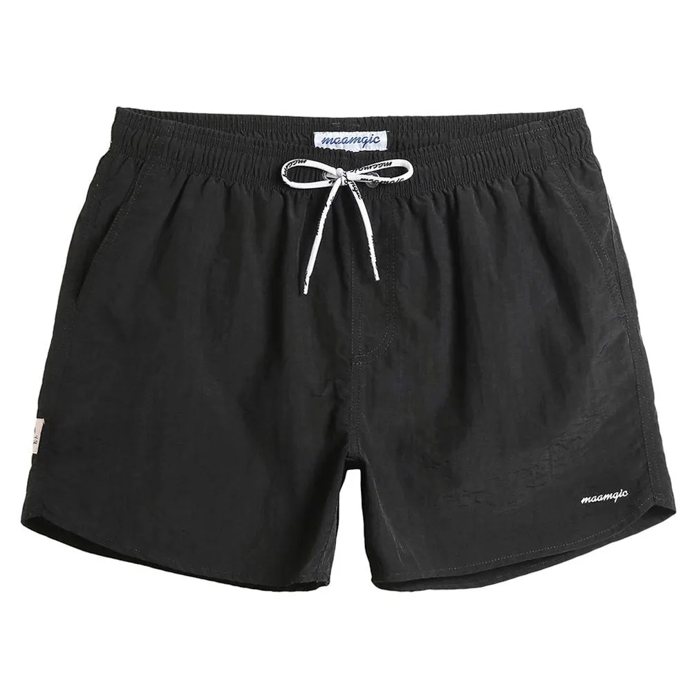 Ocean Spectrum Nylon Solid Color Swim Trunks sold by maamgic