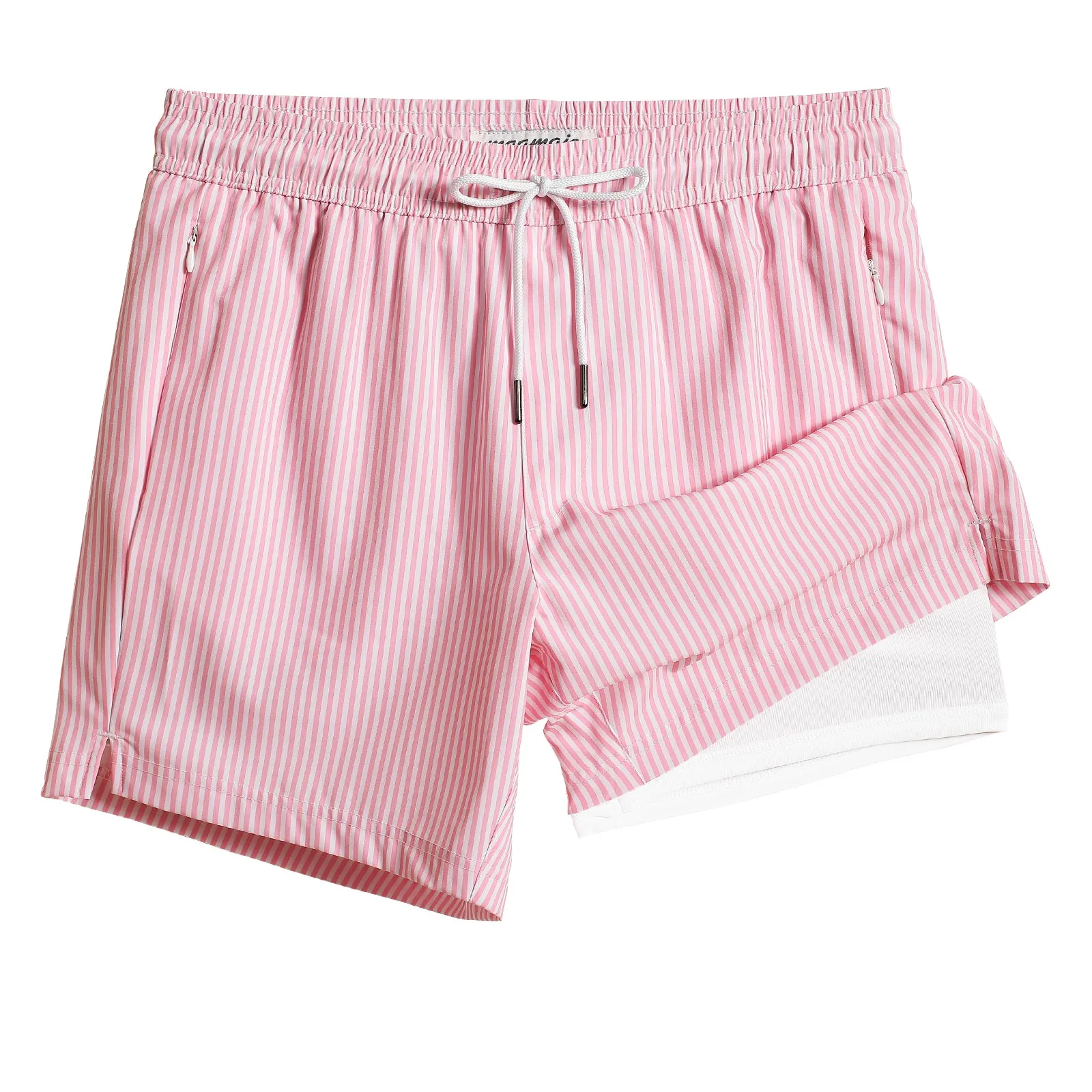 CoastSweet Striped Print Swim Trunks sold by maamgic