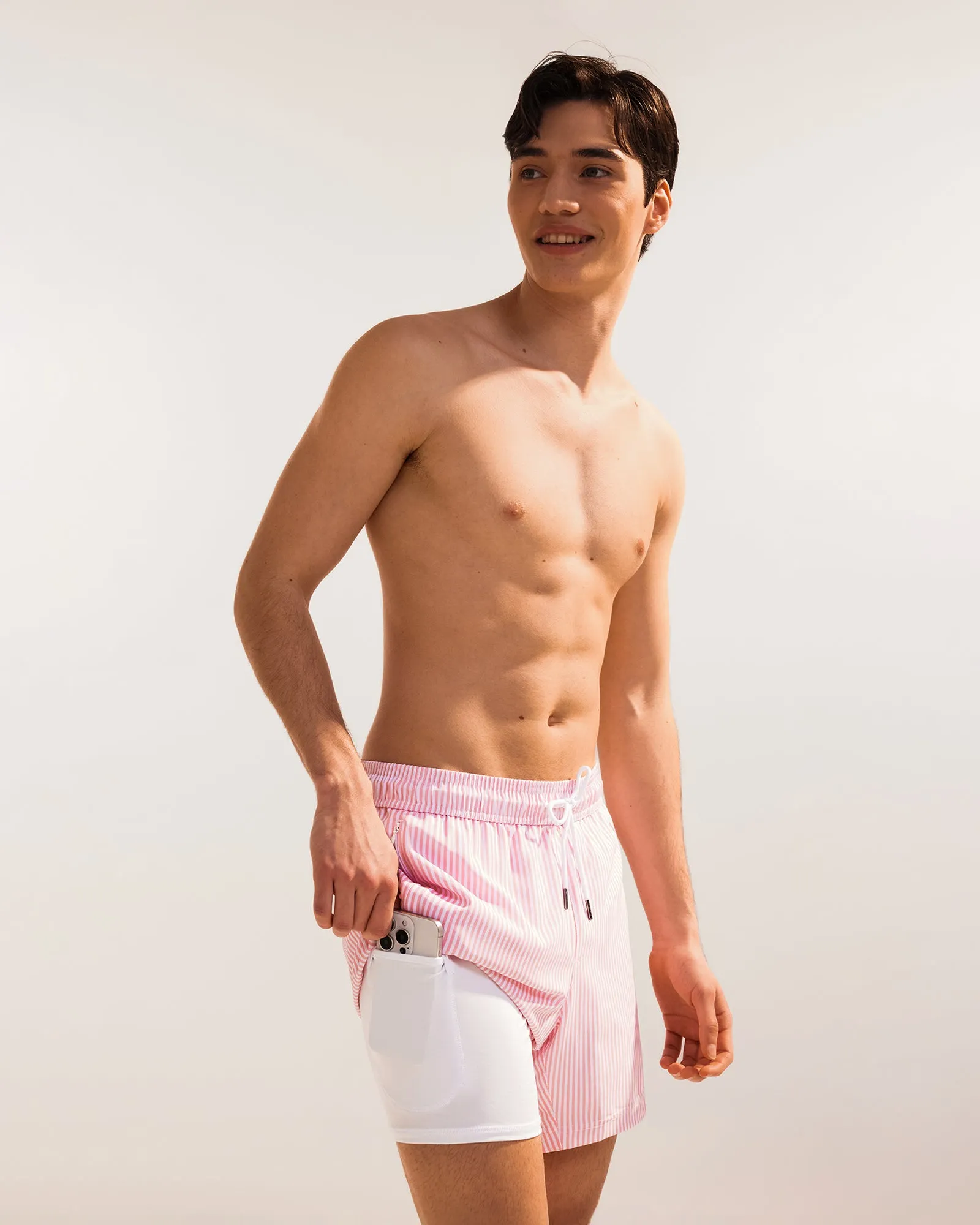 CoastSweet Striped Print Swim Trunks sold by maamgic product image thumbnail 2