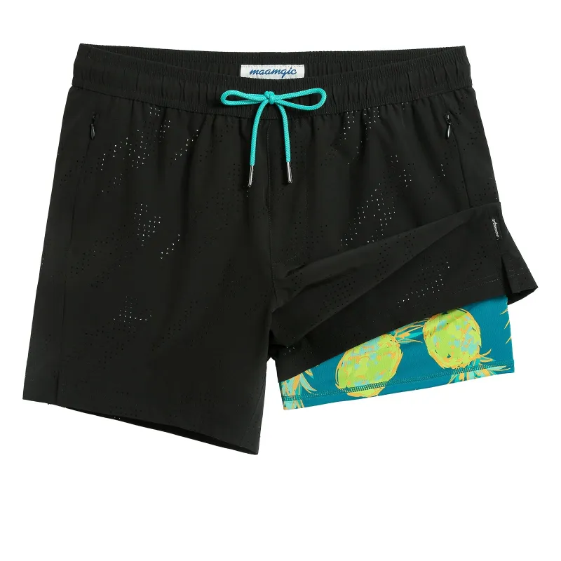 EasyBreath Mhispering Bichrome Swim Trunks sold by maamgic