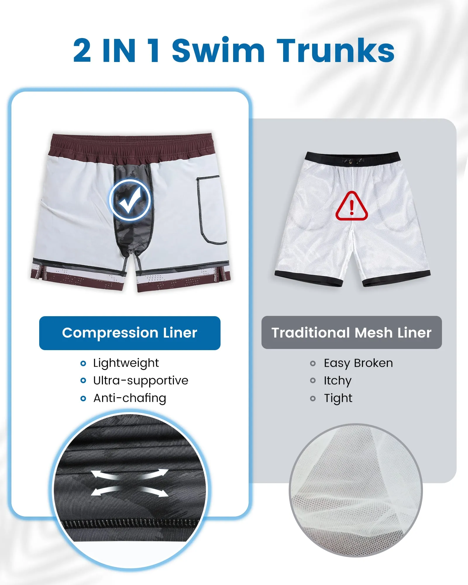 EasyBreath Mhispering Bichrome Swim Trunks sold by maamgic product image thumbnail 5