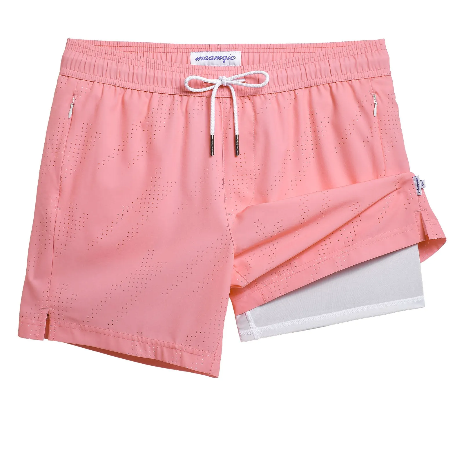 Easybreath II Two-Tone Minimal Swim Trunks sold by maamgic