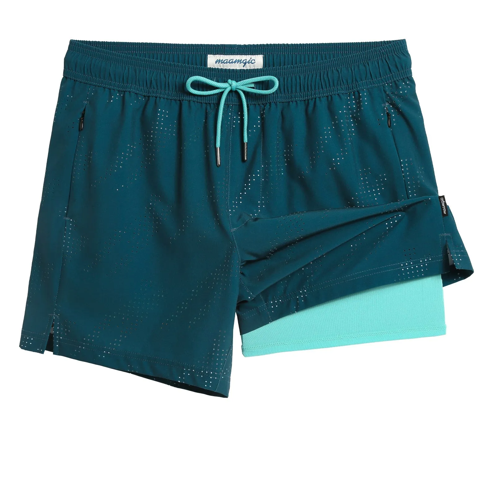 Easybreath II Two-Tone Minimal Swim Trunks sold by maamgic