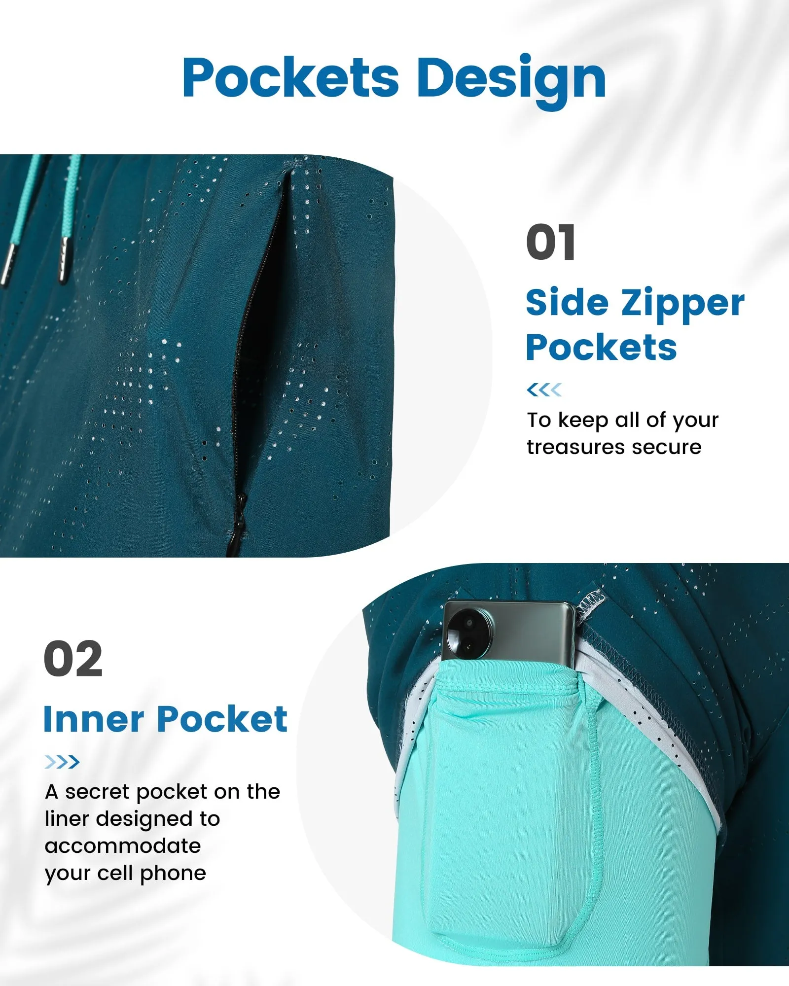 Easybreath II Two-Tone Minimal Swim Trunks sold by maamgic product image thumbnail 4