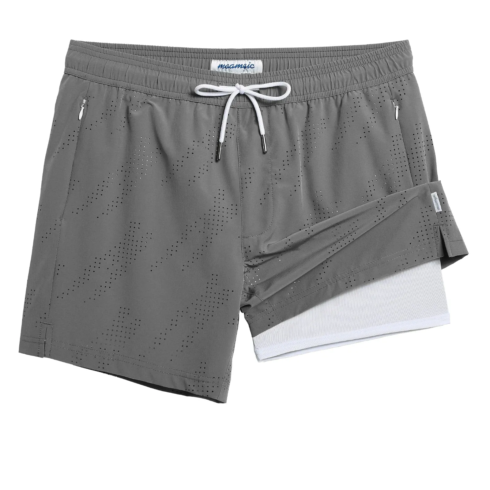 Easybreath II Two-Tone Minimal Swim Trunks sold by maamgic