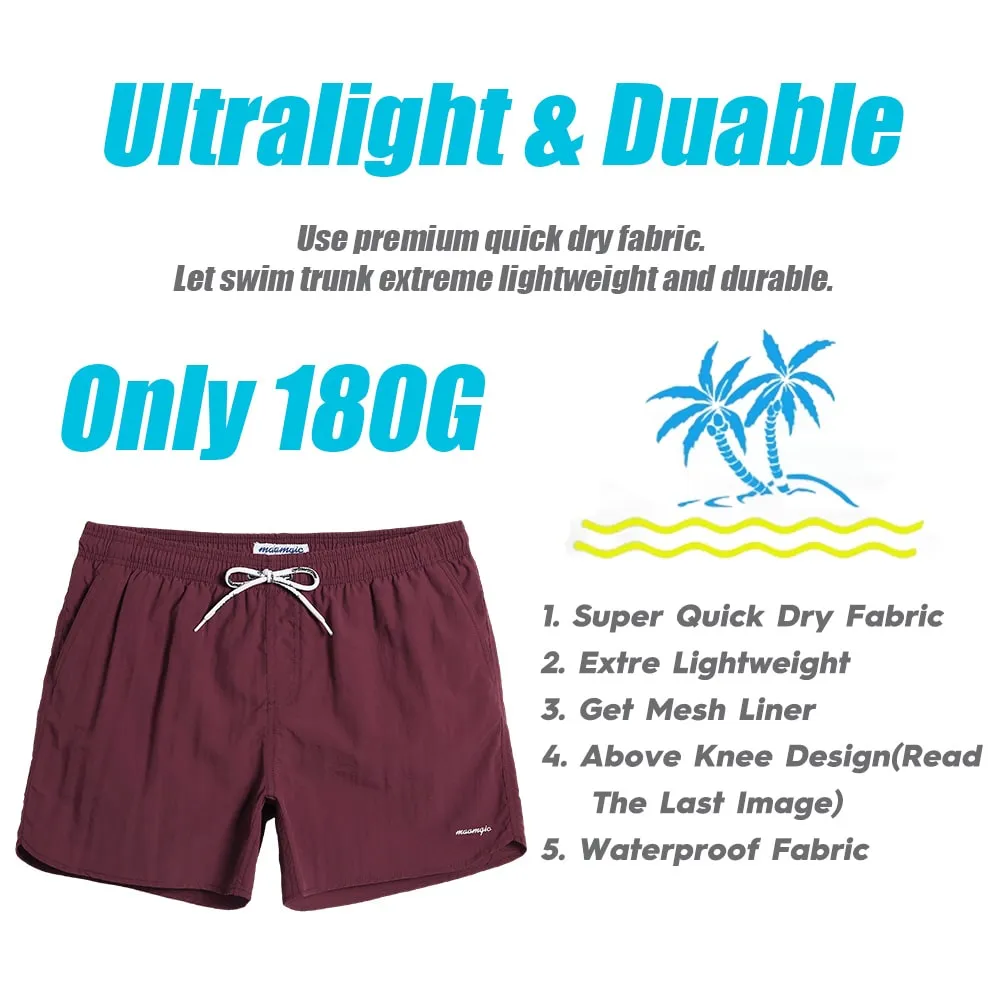 Ocean Spectrum Nylon Solid Color Swim Trunks sold by maamgic product image thumbnail 5